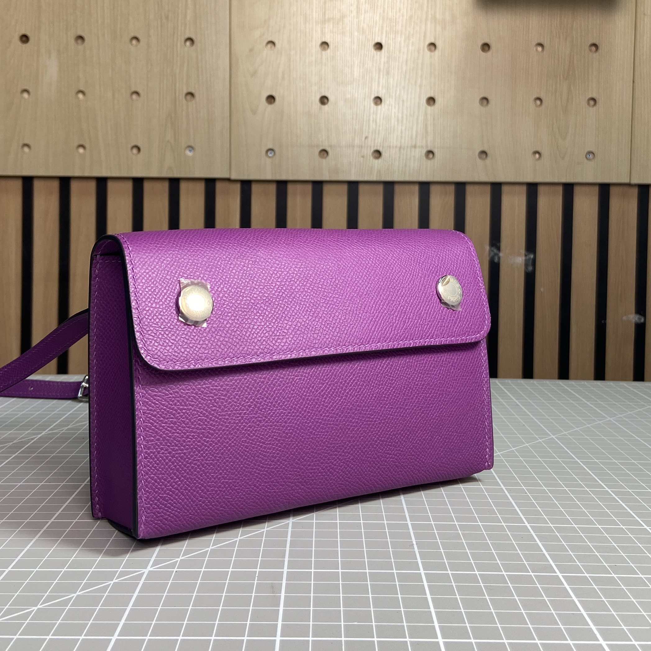 Snap Wallet P9 Anemone EPSOM Leather PHW